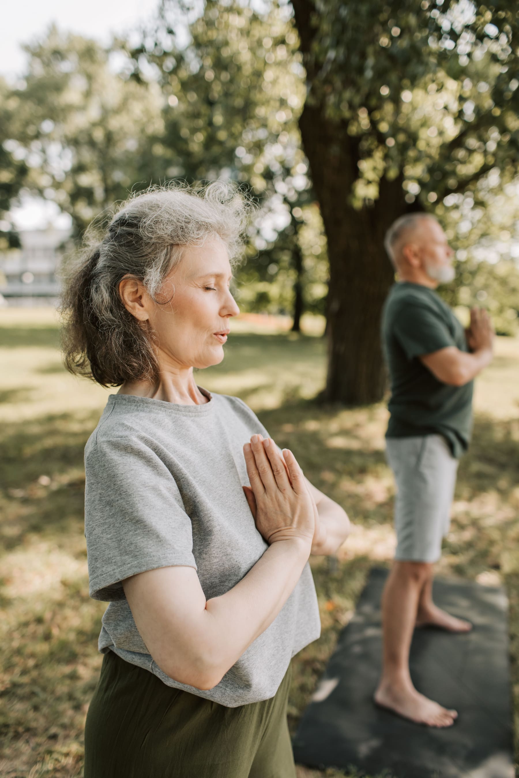 Guided meditation session